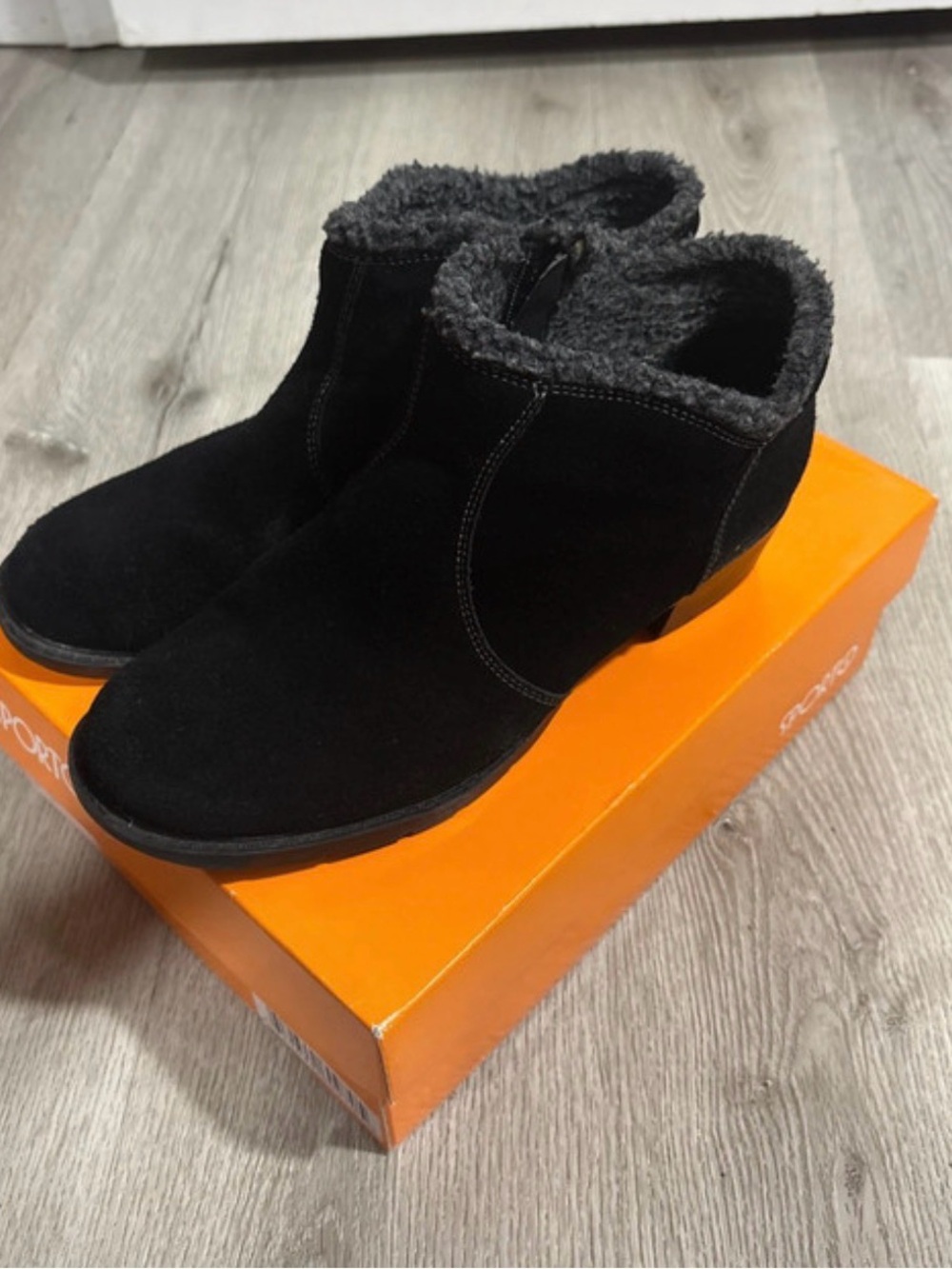 Sporto Black Josie Ankle Boot